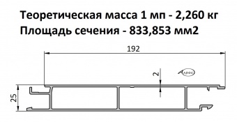 Борт Средний НЧП-5092 ( б/ц анод )   8507025